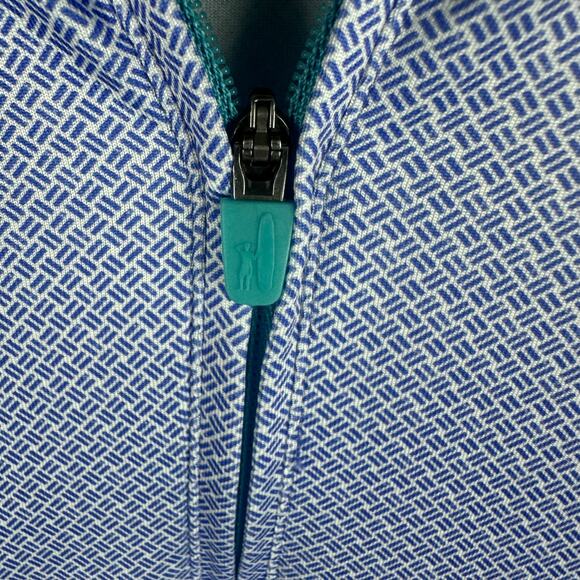 Johnnie O Men's Size L Quarter Zip Long Sleeve All over Print - Picture 6 of 9